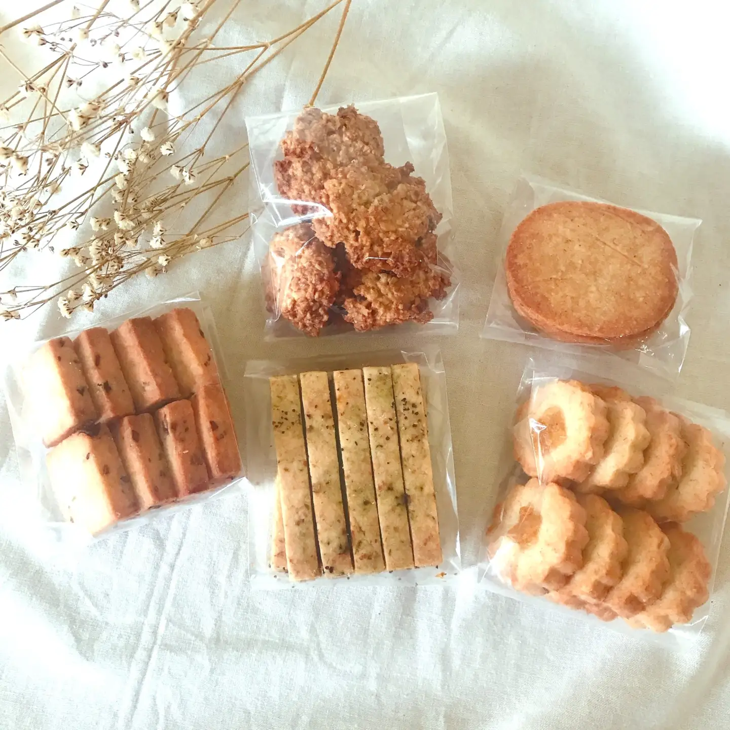 季節のクッキー5種類5個セット クッキー 焼き菓子 スイーツ クッキー