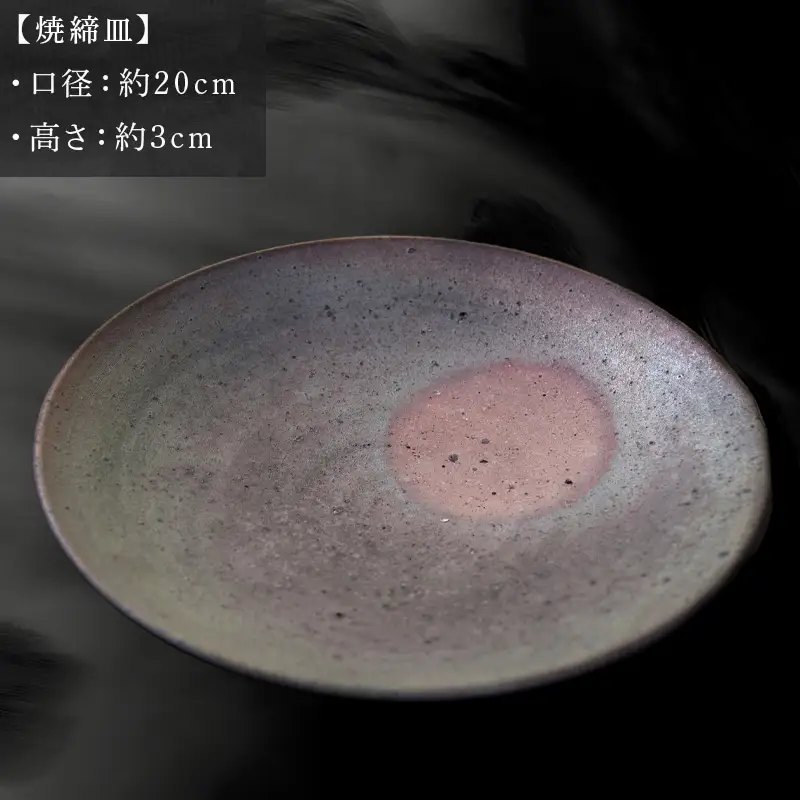 唐津焼 焼締皿 中野政之作