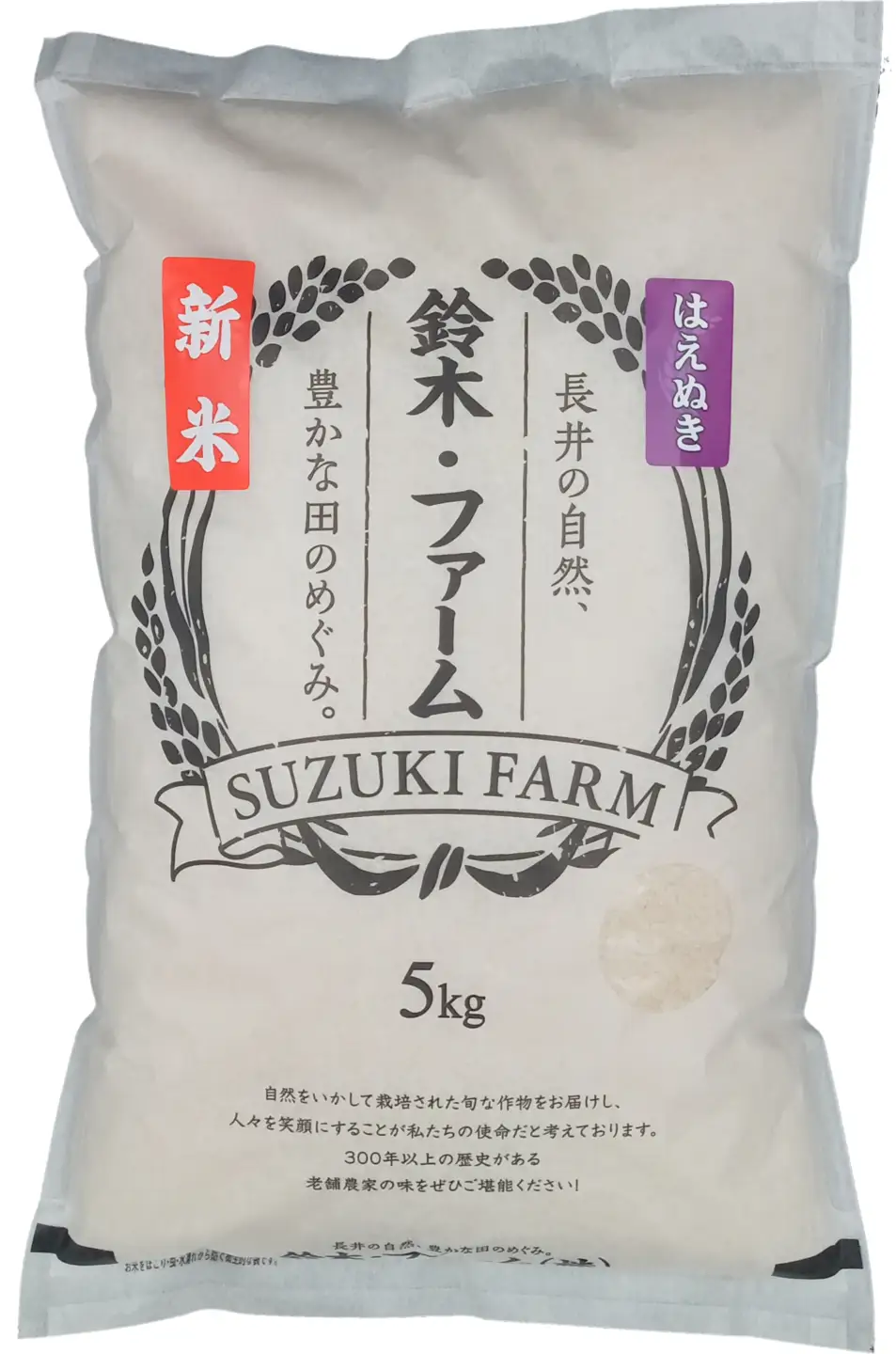 【定期便6ヶ月】【令和8年産新米】鈴木・ファーム「はえぬき」5kg×1袋×6ヶ月_A141(R8)