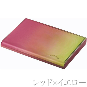 名刺入れ レッド&イエロー 選べる10種 カードケース 赤 黄色 あか きいろ ギフト プレゼント 誕生日 贈答 記念 ビジネス ornament Card Case イベント お楽しみ会 贈答品 誕生日 ホワイトデー クリスマス お礼 退職 内祝い 父の日 母の日 敬老の日 大船渡 三陸 岩手県 国産