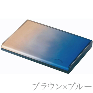 名刺入れ ブラウン&ブルー 選べる10種 カードケース 茶色 青 ちゃいろ あお ギフト プレゼント 誕生日 贈答 記念 ビジネス ornament Card Case イベント お楽しみ会 贈答品 誕生日 ホワイトデー クリスマス お礼 退職 内祝い 父の日 母の日 敬老の日 大船渡 三陸 岩手県 国産