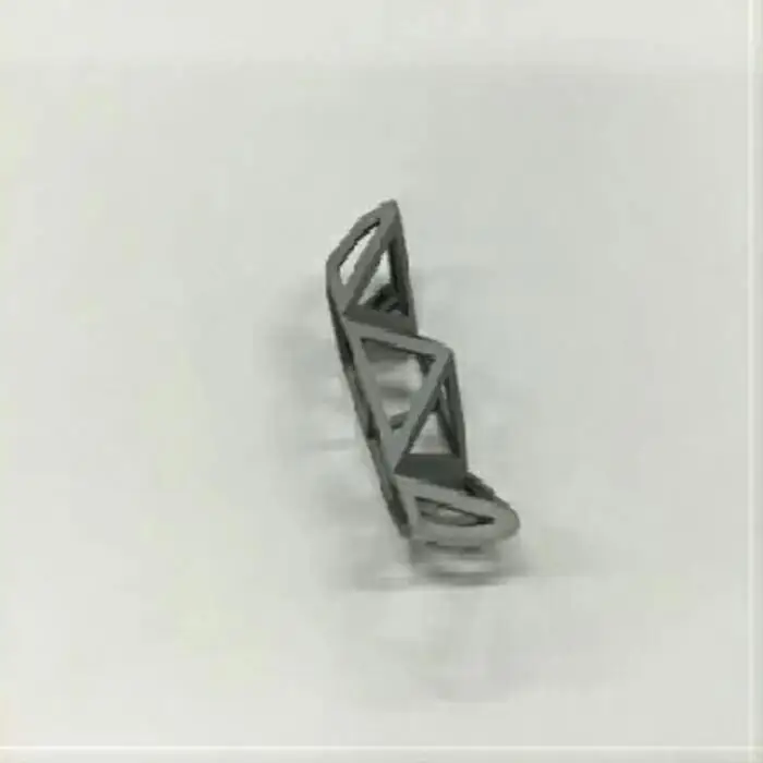 金属3Dプリンター製　立体メタルパズル