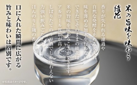 特別純米　無濾過綾花生酒（720ml×2本）　AB03