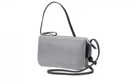 豊岡鞄 TUTUMU スエード Osanpo Wallet（S3101）ミックスグレー