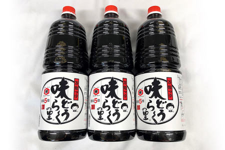 万能つゆ 味どうらくの里 1.8L×3本【東北醤油】