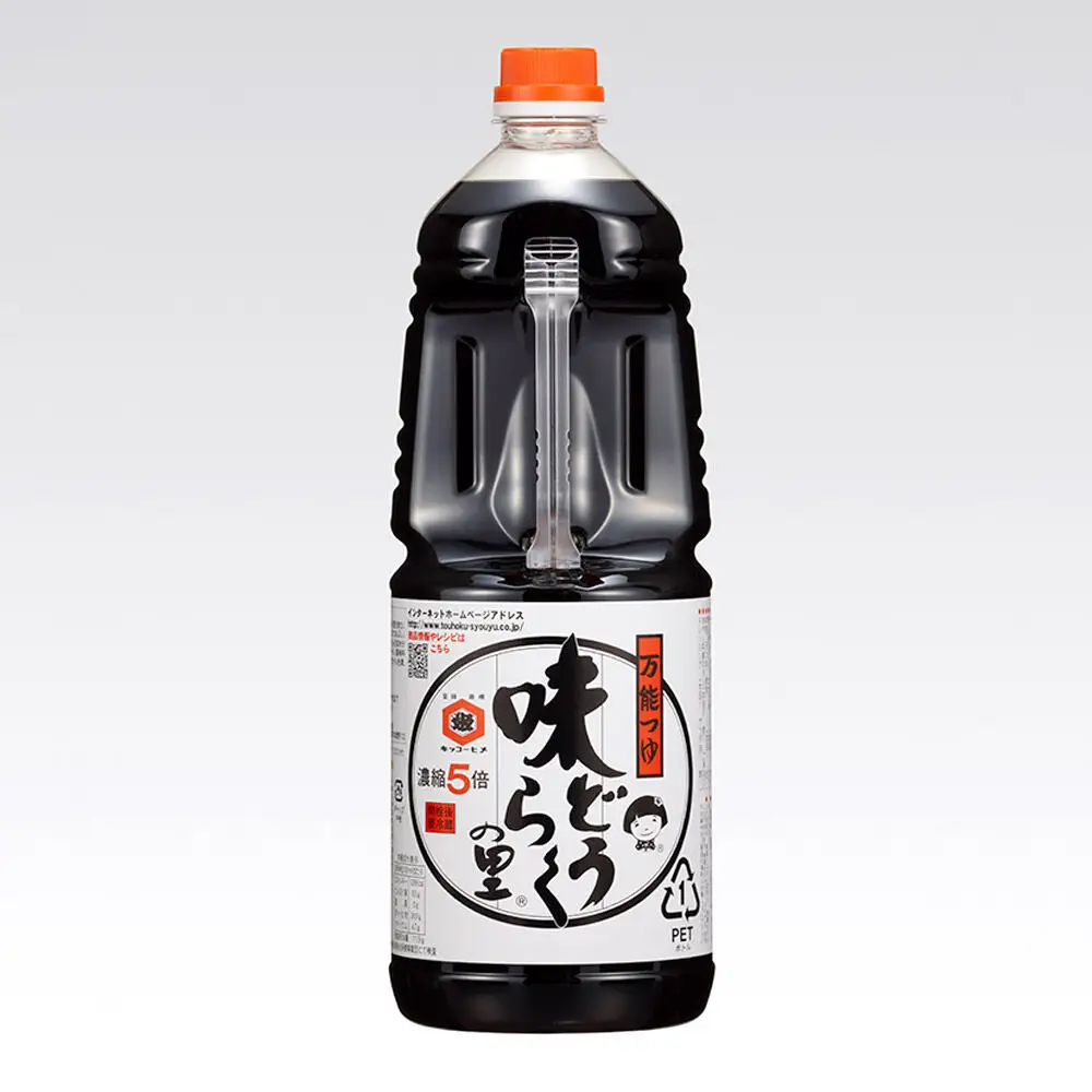 万能つゆ 味どうらくの里 1.8L×6本【東北醤油】