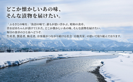 野沢菜漬・魚沼のきりざいセット（2種・6袋） 漬物 発酵食品 