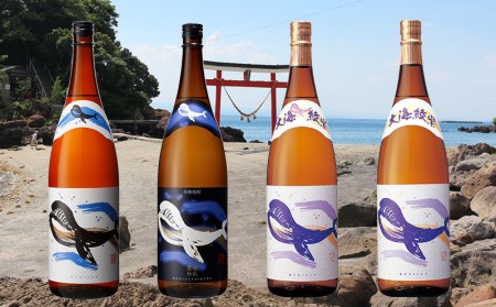 D4-25113／大海酒造くじらシリーズ　1800ml　4本セット