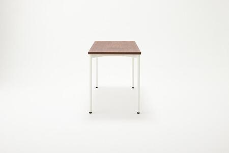 パソコンデスク シンプル デスク WAAKdesk TypeA 120 天板ウォールナット｜脚ホワイト