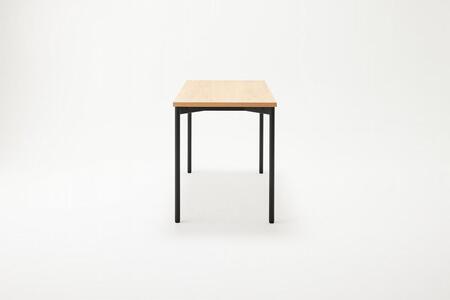 パソコンデスク シンプル デスク WAAKdesk TypeA 120 天板オーク｜脚ブラック