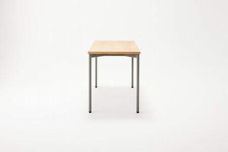 パソコンデスク シンプル デスク WAAKdesk TypeA 120 天板オーク｜脚グレー