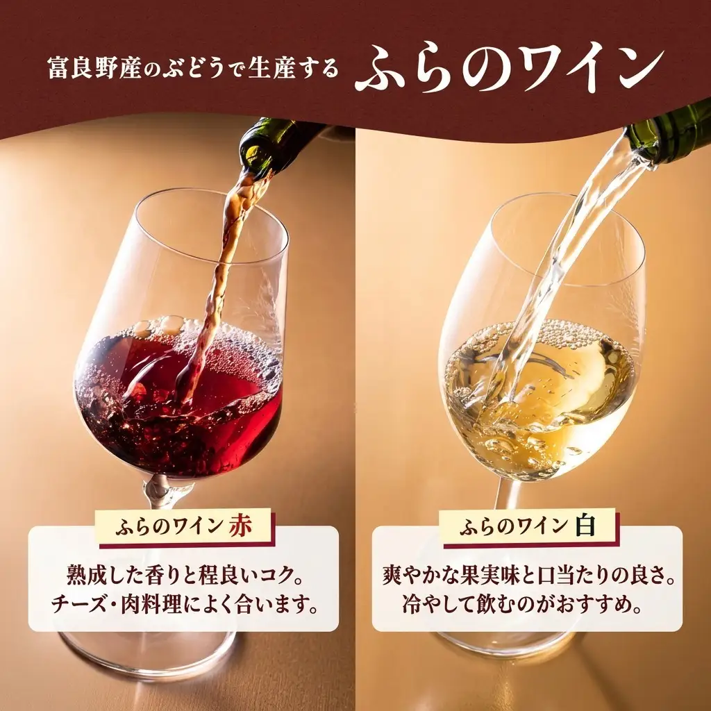 ワイン・チーズセット ふらのワイン チーズ バター ワイン・チーズセット【各360ml】
