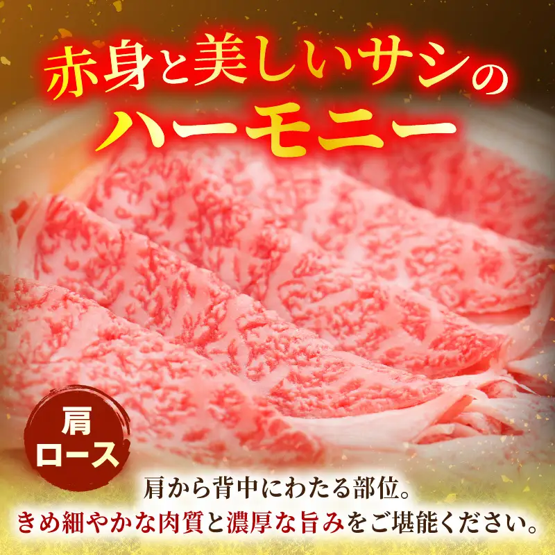 宮崎牛肩ロース すき焼き・しゃぶしゃぶ用 500g お肉 肉 牛肉 宮崎牛 肩ロース スライス 赤身 すき焼き しゃぶしゃぶ 鍋 ギフト 贈答 お取り寄せ