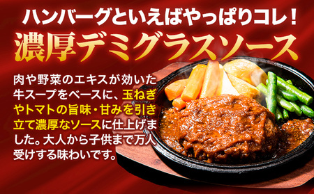 ハンバーグ 10個 国産のお肉使用！ 鶏肉不使用 温めるだけ 「通の贅沢ハンバーグ」濃厚デミグラスソース《7-14日以内に出荷予定(土日祝除く)》 牛 訳あり 小分け 早く届く