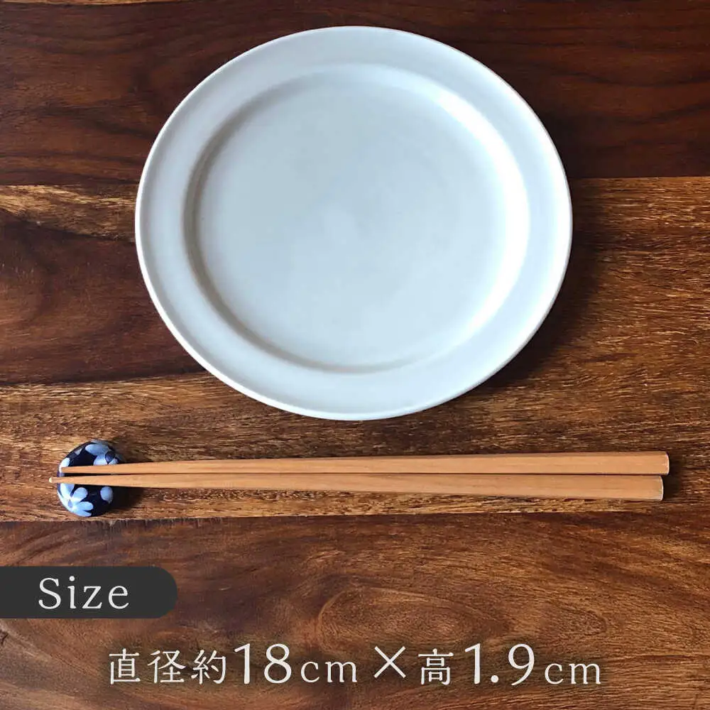 【瀬戸焼】 典型プレート 6寸皿2枚セット　【カラー：ブルーホワイト】 食器 お皿 セット 瀬戸市 / 双寿園 [BBBI010]