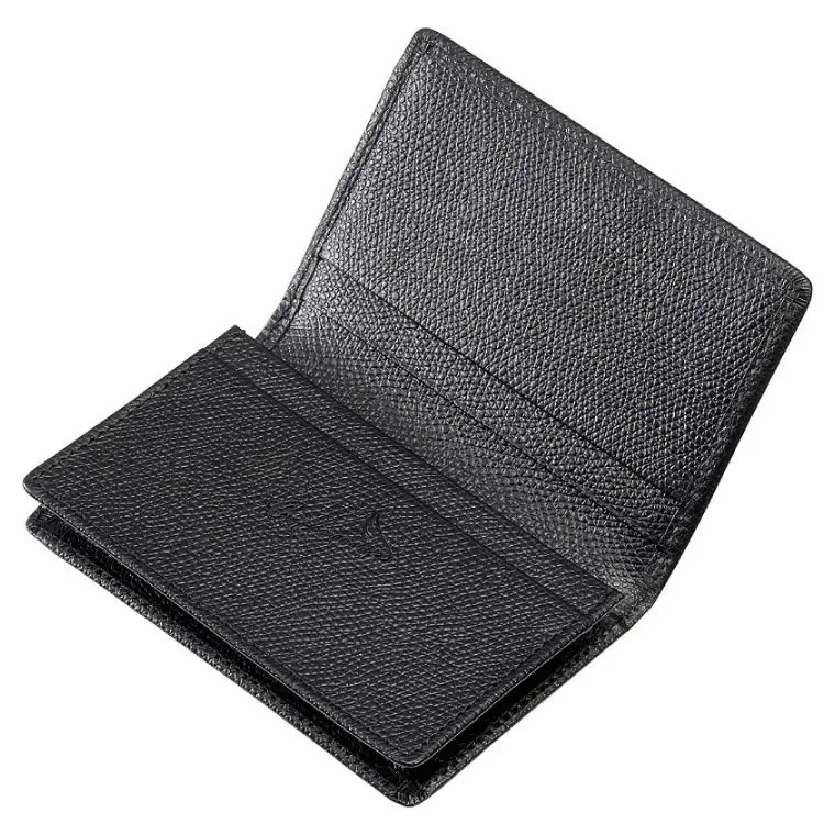 【豊岡財布】 craftsmanship　バレキ名刺入れ（CW003）(ブラック)