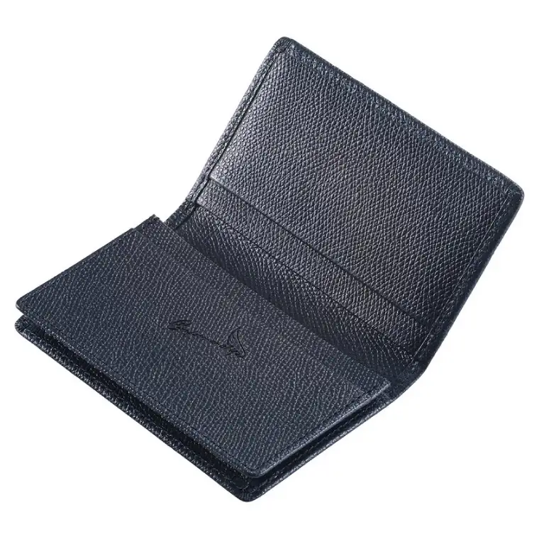 【豊岡財布】 craftsmanship　バレキ名刺入れ（CW003）(ネイビー)