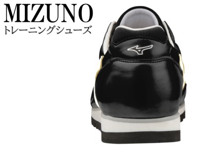 AO34 ミズノトレーニングシューズ　BUILT　TRAINER【ブラック×パールホワイト2E】