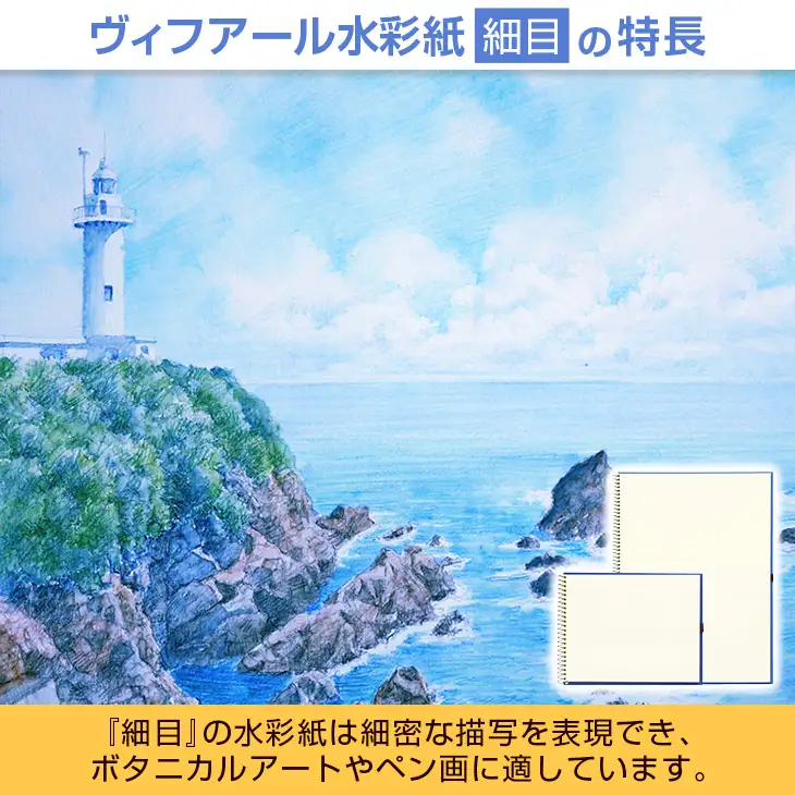 マルマン ヴィフアール 水彩紙 スケッチブック 細目 2種類 セット 合計10冊 雑貨 日用品 文房具 画用紙 ノート 国産 キャンバス イラスト 絵画 描写 筆記用具 画材 事務用品 ビジネスノート メモ帳 スクラップブッキング おすすめ 宮崎県 日南市 送料無料_FD10-25
