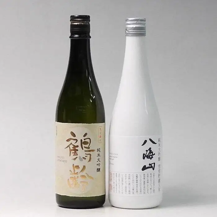 日本酒 鶴齢・八海山雪室貯蔵三年 純米大吟醸 720ml×2本セット｜新潟地酒