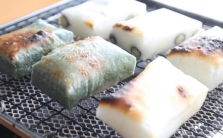 【12月中旬～下旬発送】上野さんちの杵つきもち詰合せ 切り餅 250g（5枚入）×6袋セット 計 30枚（白餅10枚、豆餅10枚、草餅10枚）[ZB253]