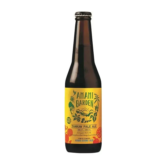 奄美群島地ビールAMAMIGARDEN TANKAN PALE ALE(アマミガーデン タンカンペールエール) 330ml 12本入り