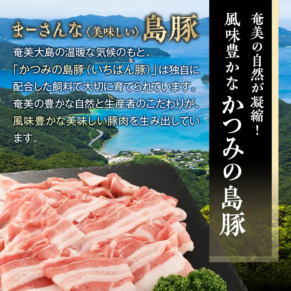かつみの島豚いちばん焼肉＆しゃぶしゃぶバラエティセット1.5kg（250g×6パック）