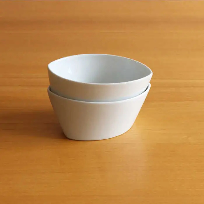 【白山陶器】【カップ】リーヴズ デザートカップ 小鉢 白磁 2枚セット 【波佐見焼】[TA119] カップ