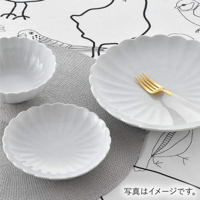 【波佐見焼】RINKA プレート ボウル 3点セット 白磁 食器 皿 【長十郎窯】 [AE29] 波佐見焼