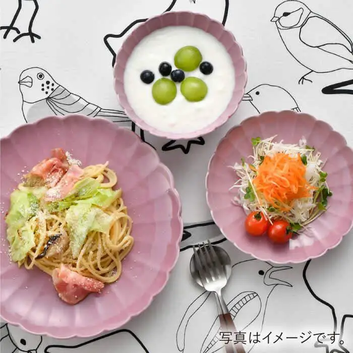 【波佐見焼】RINKA プレート ボウル 3点セット ピンク 食器 皿 【長十郎窯】 [AE30] 波佐見焼 食器