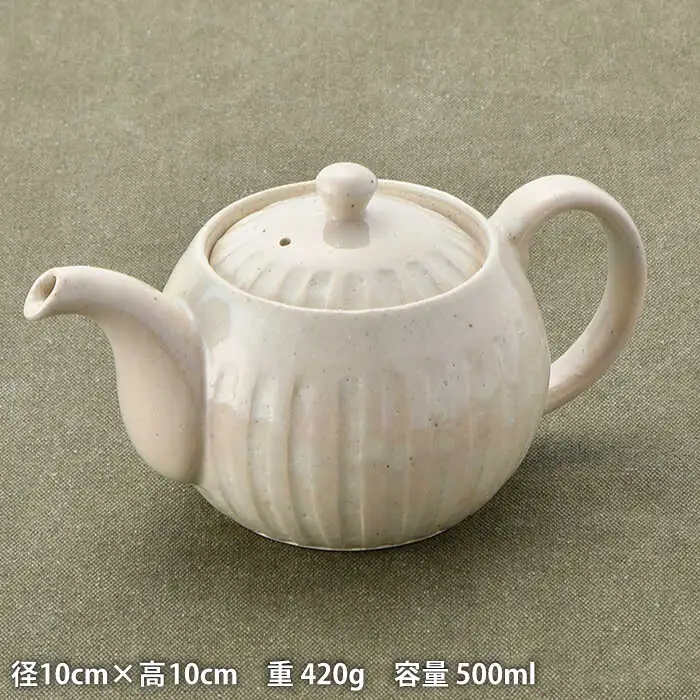 【波佐見焼】白しのぎ ポット・ カップ セット 急須 ティーポット 湯呑み 食器 皿 【トーエー】 [QC42] 波佐見焼