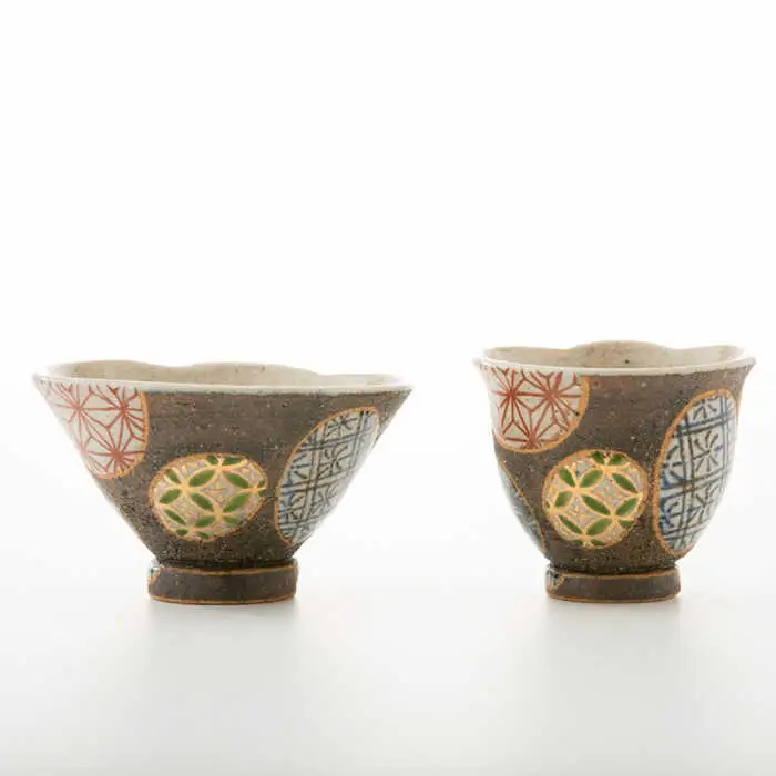 【波佐見焼】いぬあそび 茶碗 湯呑み 2点セット 食器 皿 【洸彩窯】 [EE19]  波佐見焼