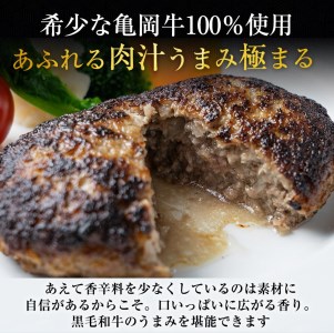 ハンバーグ 亀岡牛100％ ハンバーグ 5個 ビストロete