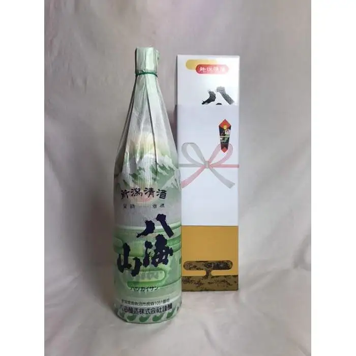 八海山　清酒　1800ml　1本　紙巻きバージョン　化粧箱入り｜八海山