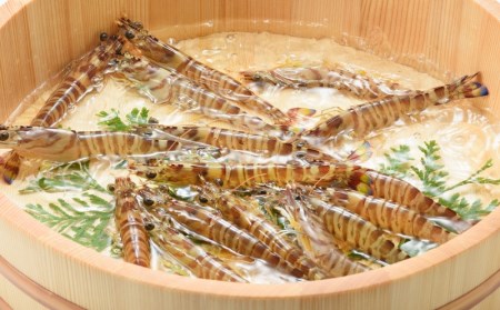 【南西興産】久米島の生産者から直送！活〆冷凍有頭車海老1kg：500g(20-25尾 4～5人前)×2パック