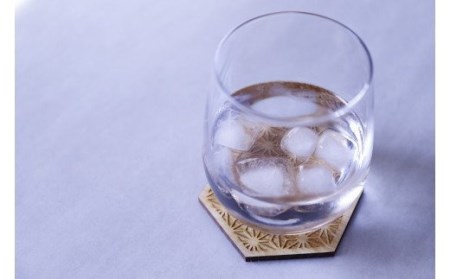 和柄コースター（六角麻の葉 くり抜きなし） 2枚セット 杢美-Mokuharu- おしゃれ コースター 木製 木 ひのき 檜 キッチン用品 キッチングッズ 食器【mkh007A-5】