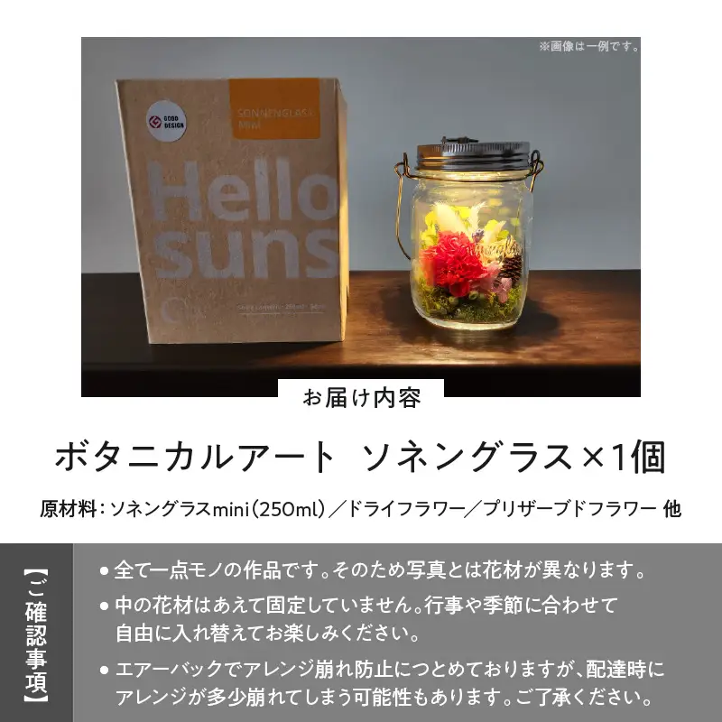 ボタニカルアート ソネングラス