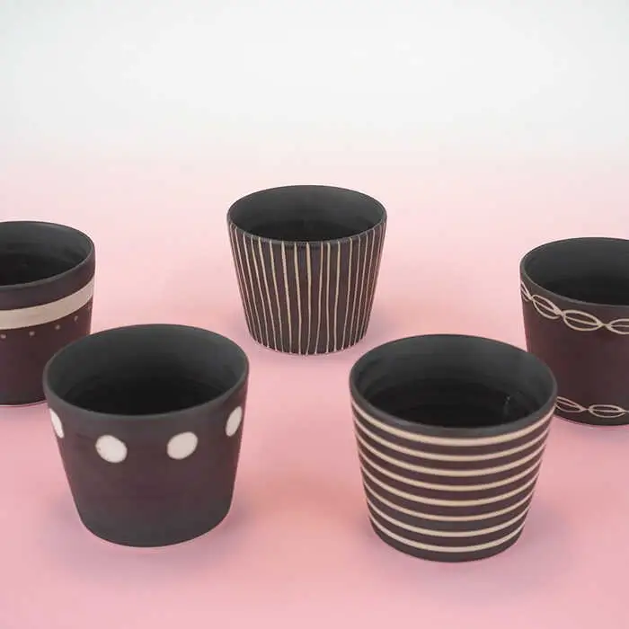 【波佐見焼】蕎麦猪口（マルチカップ）5柄 そばちょこ 小鉢 陶器  食器 皿 【鐵山陶器】 [ZD09] 波佐見焼