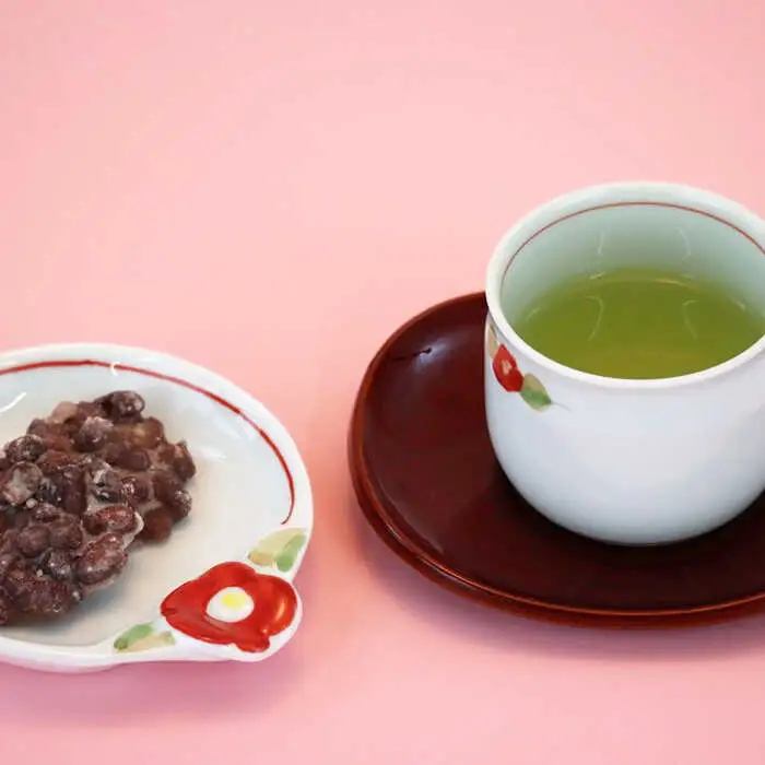 【波佐見焼】椿ライン 台皿付 仙茶 5客セット 湯飲み 陶器 取り皿 食器 皿 【仙右エ門陶房】 [ZD14] 波佐見焼