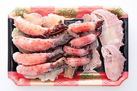 お刺身でも食べられる！生食可カット済み生花咲がに800g A-25021