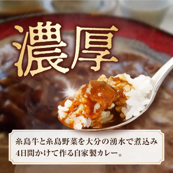 糸島牛 の 旨み たっぷり！！ 濃厚 海軍 カレー 5袋 《糸島》【ココペリ】レトルト 常備食 牛 ビーフ [ALE003]