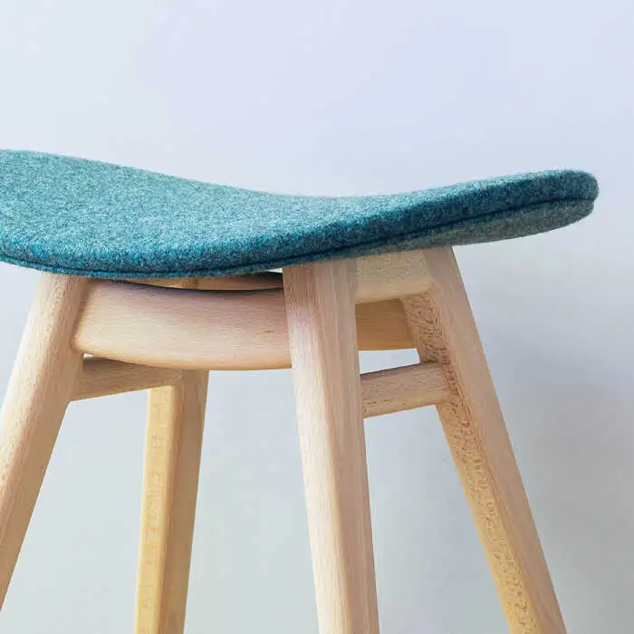 nomade  stool  〈 Beech × Blue 〉 糸島市 / nomade design [AIF004]
