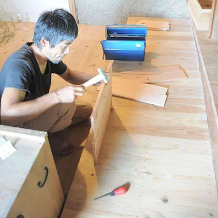 古民家 改修体験  DIY リノベ で子どもたちの学び舎を 自然 海山川 いとしま 産の森学舎 [ABC001]