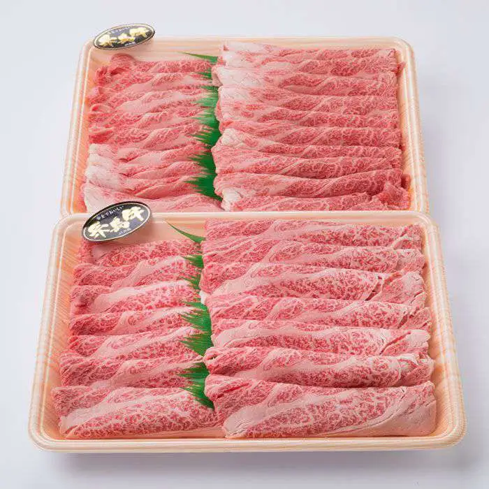 【すき焼き/しゃぶしゃぶ】高級霜降り 肩ロース スライス 1kg (500g×2P) A4ランク 糸島 黒毛和牛 [ACA063] 霜降り 高級 すき焼き しゃぶしゃぶ 牛肉 赤身 黒毛和牛 国産