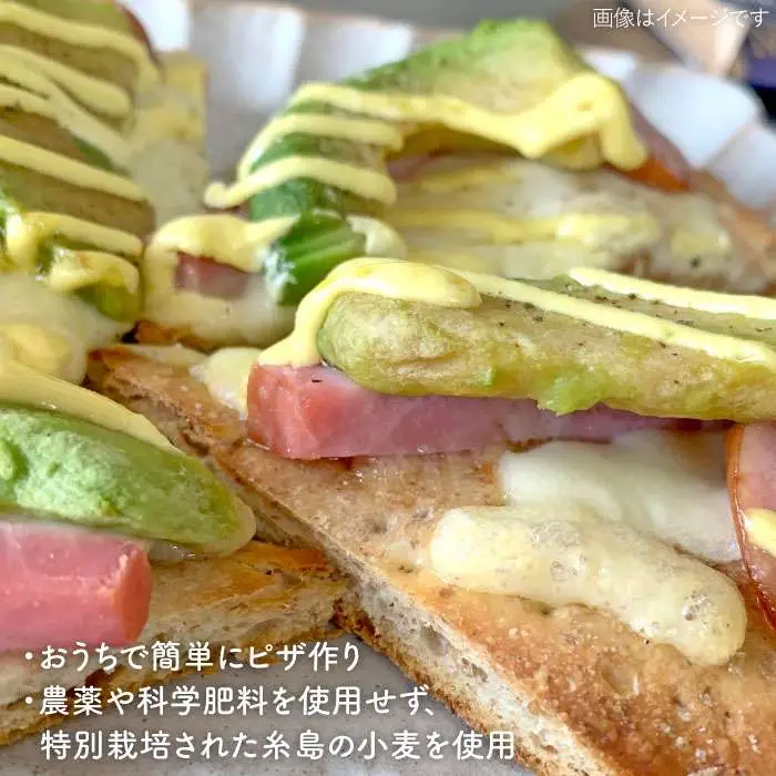 自宅でかんたん♪ 本格 ブラン ピザ キット 3袋 入り《糸島》【天然パン工房楽楽】【いとしまごころ】[AVC025]