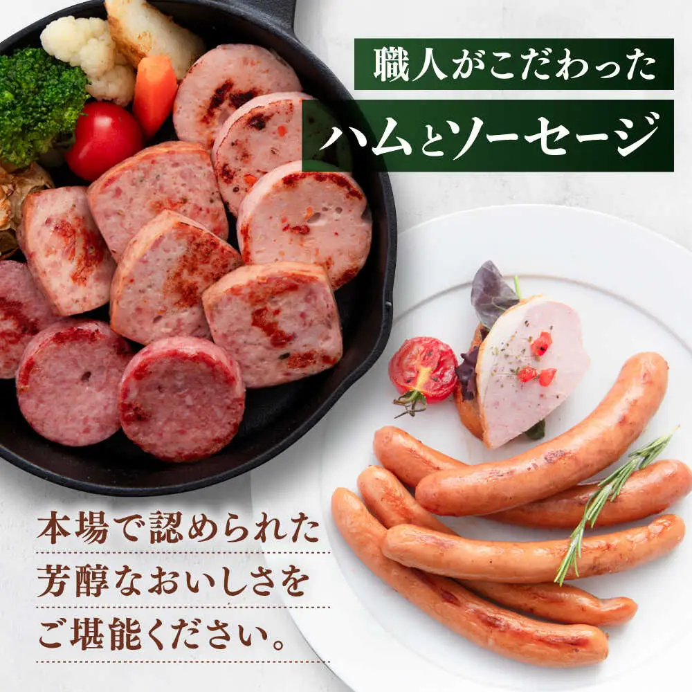 【本場ドイツで連続金賞受賞】マイスター ギフト セット 10種 詰め合わせ ( ハム / ソーセージ / ウインナー) 糸島市 / 糸島手造りハム [AAC001]  詰め合わせ ランキング 上位 人気 おすすめ