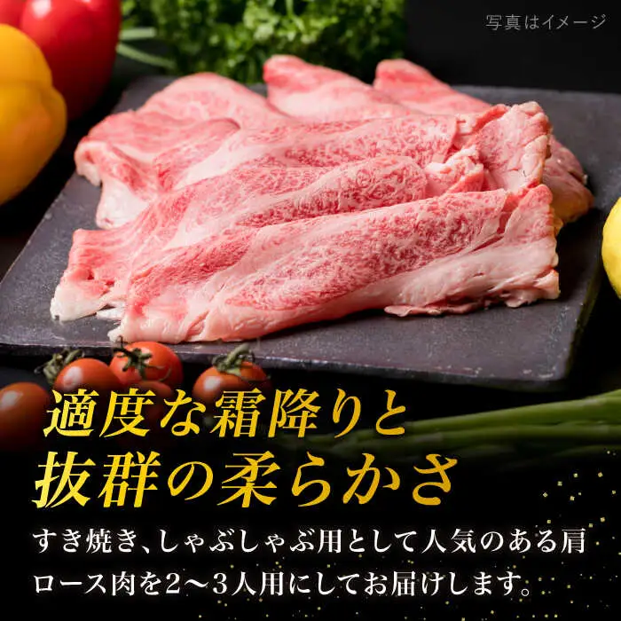【すき焼き/しゃぶしゃぶ】高級霜降り 肩ロース スライス 500g A4ランク 糸島 黒毛和牛 【糸島ミートデリ工房】 [ACA062] 霜降り 高級 すき焼き しゃぶしゃぶ 牛肉 赤身 黒毛和牛 国産