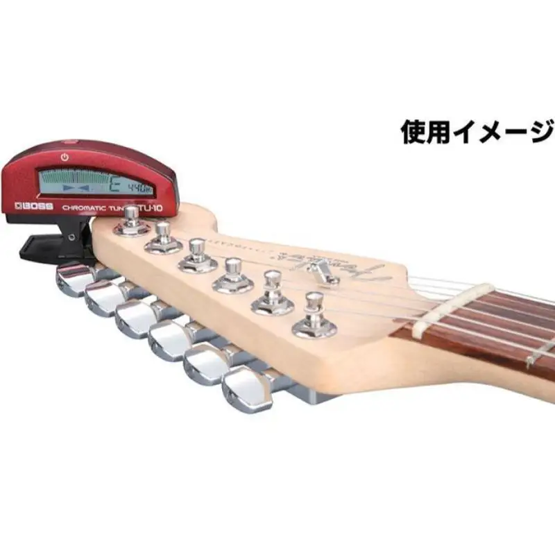【BOSS】クリップ式・クロマティック・チューナー（ギター/ベース用）レッド【配送不可：離島】 電化製品 