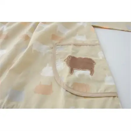 キッズ スモック　ヒツジ　120cm　【1279825】