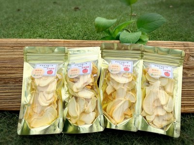 FB148_【10月～5月20日まで順次発送】犬の無添加おやつ☆お砂糖不使用ドライりんご４個